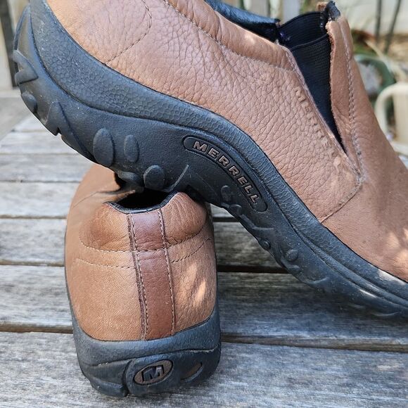 Merrell Mahogany Brown Moc Shoes 13 main image 5